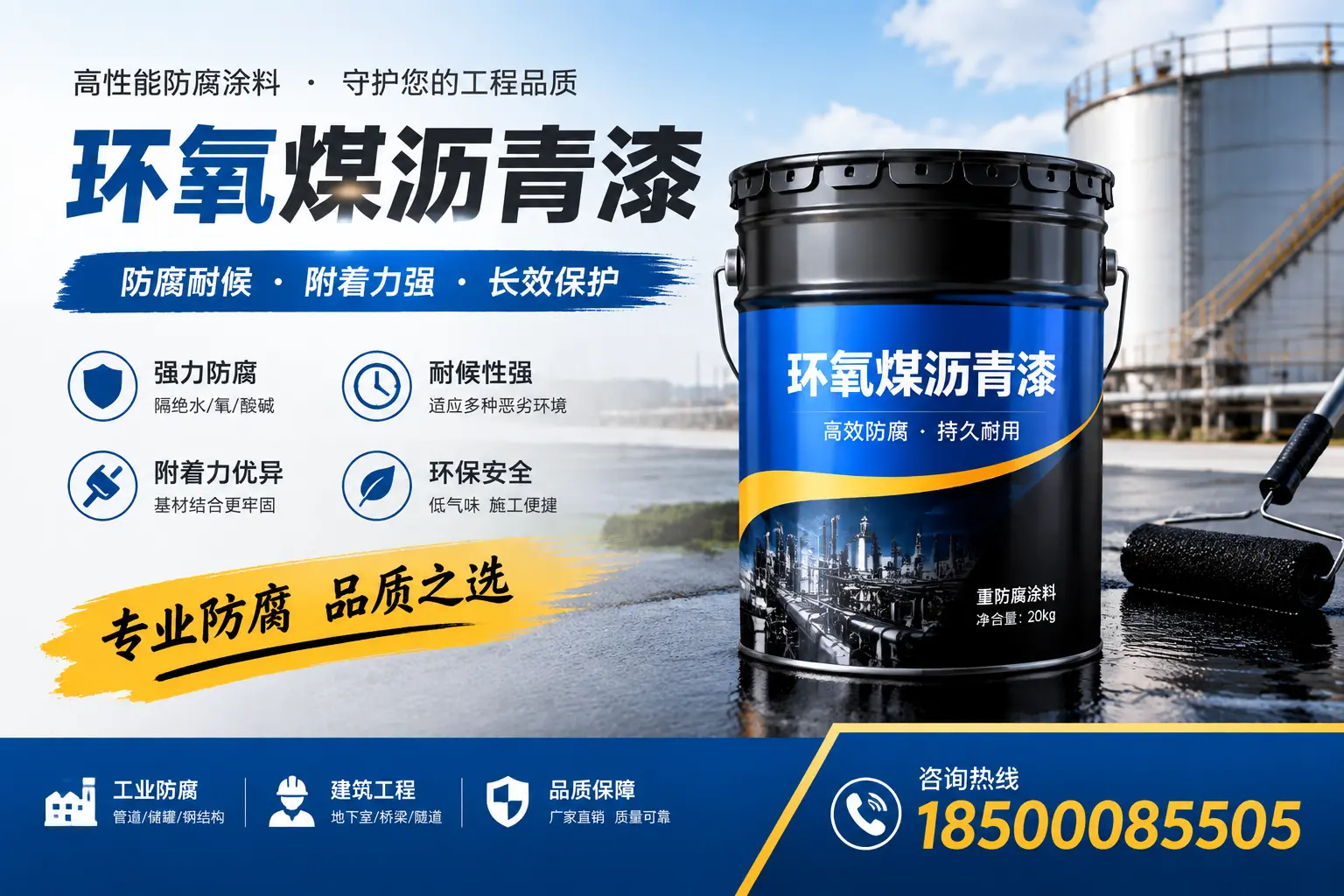如何选择适合的环氧煤沥青漆?保定市场选型指南